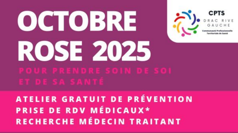 Octobre Rose 2025 : prenez soin de votre santé 