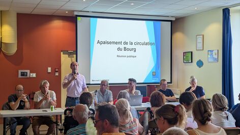 Retour sur la réunion publique concernant la circulation dans le Bourg