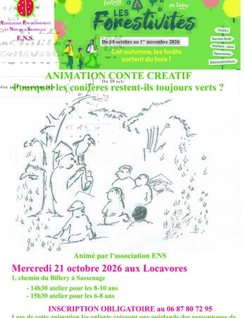 Animation conte créatif autour des arbres - Festival Forestivités