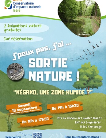 "J'peux pas, j'ai sortie nature"