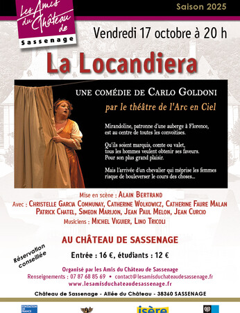 Théâtre au château de Sassenage : La Locandiera